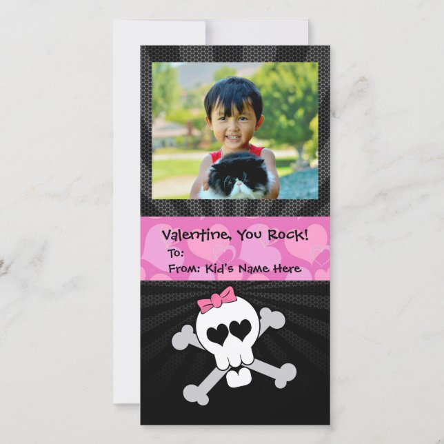 Cartes Pour Fêtes Annuelles La Saint Valentin de Rockin' Valentines Monster du (Devant)