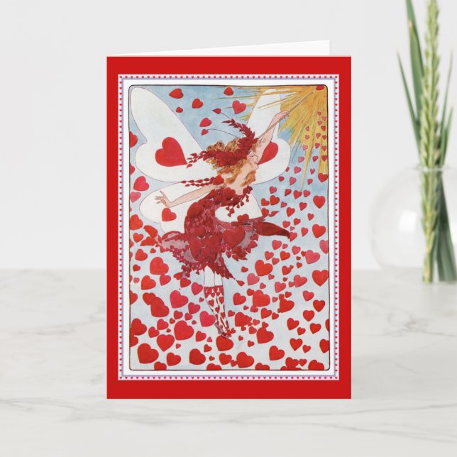 Cartes Pour Fêtes Annuelles La Saint Valentin en plein amour et coeur (Devant)