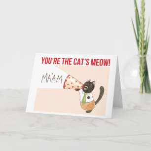 Cartes Pour Fêtes Annuelles La Saint Valentin Meow du chat