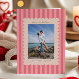 Cartes Pour Fêtes Annuelles La Saint-Valentin Photo personnalisée romantique