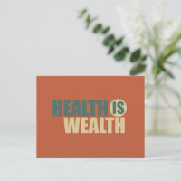 La santé est richesse