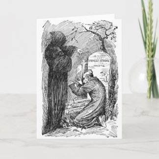 Cartes Pour Fêtes Annuelles La tombe de Scrooge