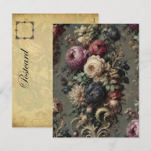 Cartes Pour Fêtes Annuelles La Veille Sauvée - Florale Gothique