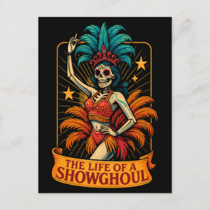 Cartes Pour Fêtes Annuelles La vie d'un Showghoul