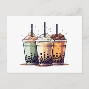 Cartes Pour Fêtes Annuelles La vie est courte, buvez le boba