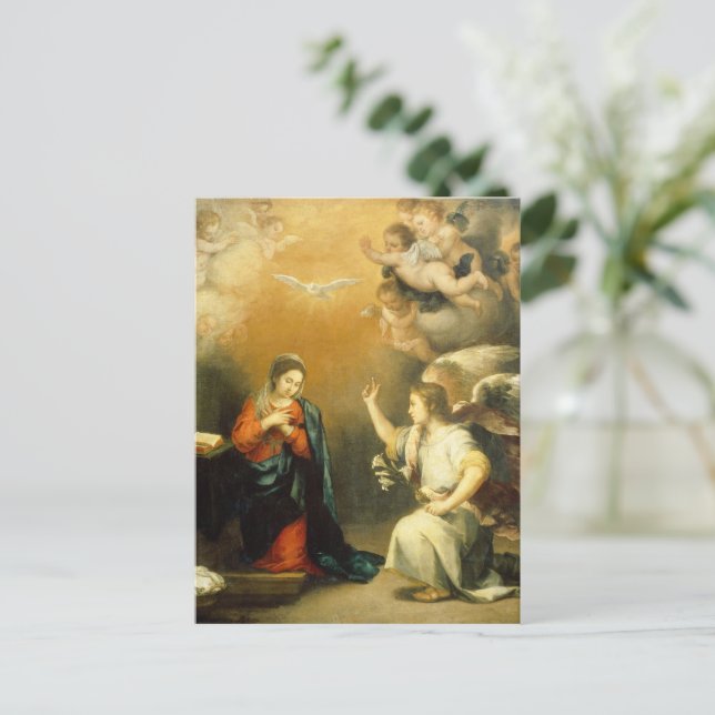 Cartes Pour Fêtes Annuelles La Vierge (Debout devant)