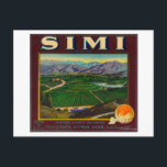 Cartes Pour Fêtes Annuelles Label Simi OrangeSanta Susana, CA<br><div class="desc">Simi Orange Étiquette - Père Noël Susana,  CA a été créé en 1930. Cette image représente des scènes de Père Noël Susana,  CA.</div>