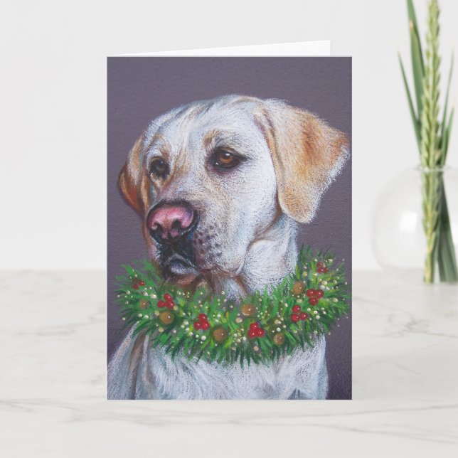 Cartes Pour Fêtes Annuelles Laboratoire de Noël (Devant)