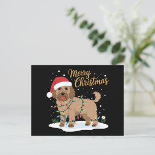 Cartes Pour Fêtes Annuelles Labradoodle Joyeux Noël Funny Noël Amoureux des ch
