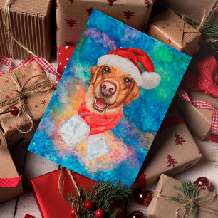 Cartes Pour Fêtes Annuelles Labrador Breed Dog Christmas