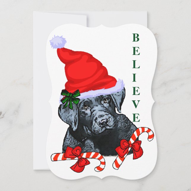 Cartes Pour Fêtes Annuelles Labrador Retriever Christmas (Devant)