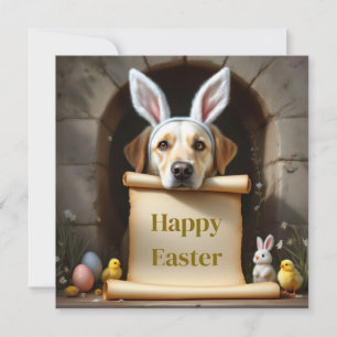 Cartes Pour Fêtes Annuelles Labrador retriever dog et le message