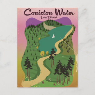 Cartes Pour Fêtes Annuelles Lac de Coniston District des Lacs