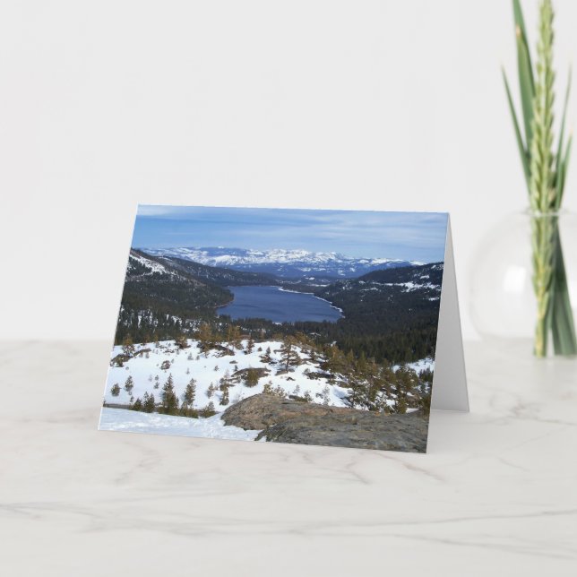 Cartes Pour Fêtes Annuelles Lac Donner (Devant)