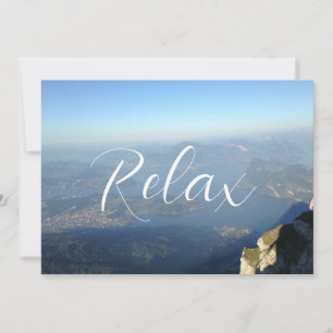 Cartes Pour Fêtes Annuelles Lac Paradise Montagnes Relax Paysage