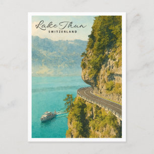 Cartes Pour Fêtes Annuelles Lac Thoune, Suisse   Serene Mountain