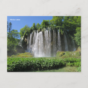 Cartes Pour Fêtes Annuelles Lacs de Plitvice Croatie