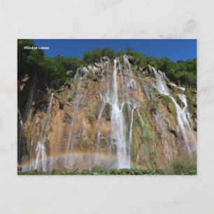 Cartes Pour Fêtes Annuelles Lacs de Plitvice Croatie