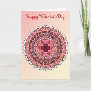 Cartes Pour Fêtes Annuelles Lacy Valentine's Day Card