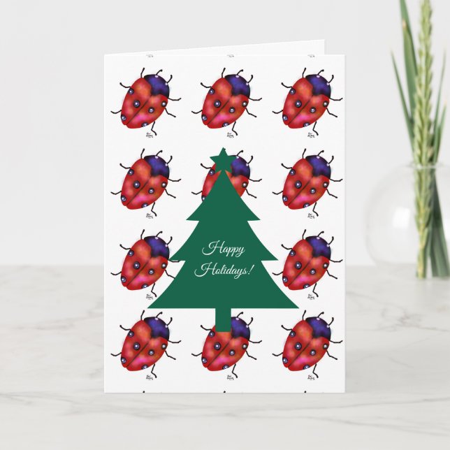 CARTES POUR FÊTES ANNUELLES LADYBUG ART (Devant)