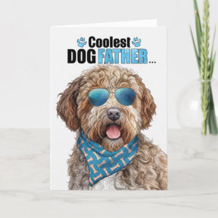 Cartes Pour Fêtes Annuelles Lagotto Romagnolo Chien Coolest Papa Fête des père