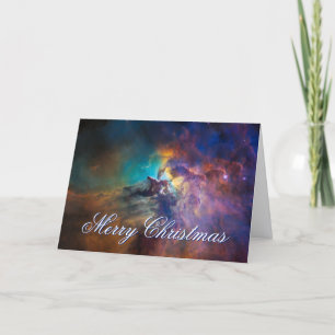 Cartes Pour Fêtes Annuelles Lagune nébuleuse de photo céleste