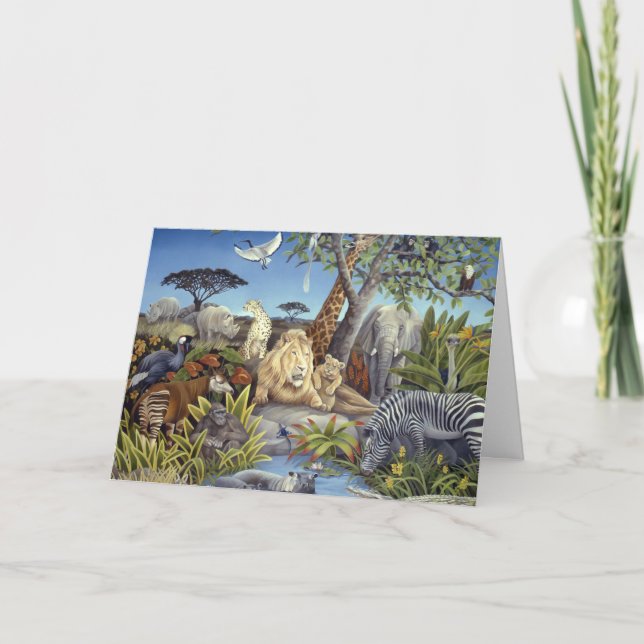 Cartes Pour Fêtes Annuelles Laissé il y ait de paix sur terre (Devant)