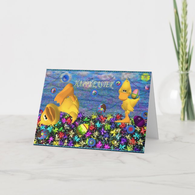 Cartes Pour Fêtes Annuelles Laisser mon oeuf seul 1 (Devant)