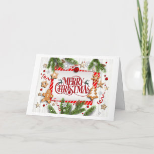 CARTES POUR FÊTES ANNUELLES *LAISSEZ-LA NEIGE* CE QUE NOËL VOUS SOUHAITE HOLID