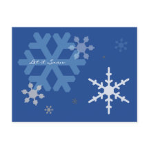 Laissez-le Snow Postcard