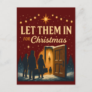 Cartes Pour Fêtes Annuelles Laissez-Les Entrer pour le Design de Noël