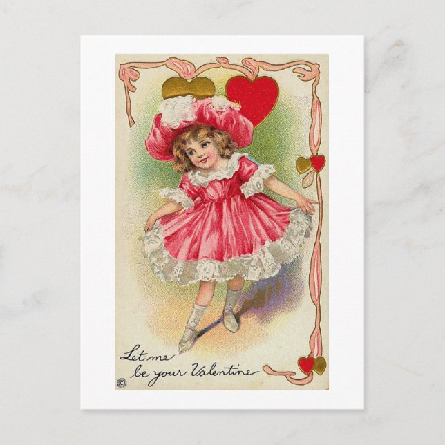 Cartes Pour Fêtes Annuelles Laissez-Moi Être Votre Valentine (Devant)