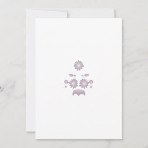 Cartes Pour Fêtes Annuelles Lait blanc classique Rose décoratif