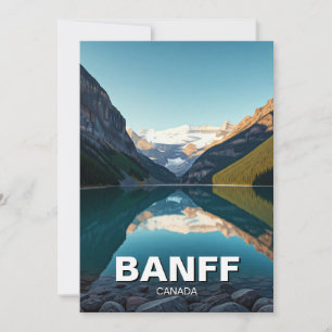 Cartes Pour Fêtes Annuelles Lake Louise à Parc national Banff Canada