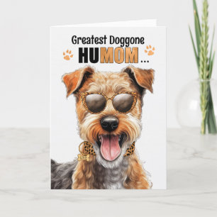 Cartes Pour Fêtes Annuelles Lakeland Terrier Dog Best HuMOM Jour des Mères