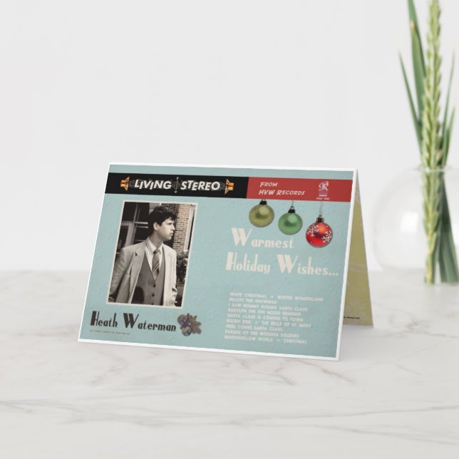 Cartes Pour Fêtes Annuelles L'album de Noël des années 60 (Devant)