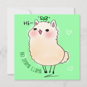 Cartes Pour Fêtes Annuelles Lama