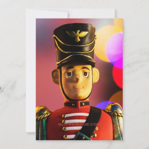 Cartes Pour Fêtes Annuelles L'ami soldat jouet classique de Noël de SlipperyJo