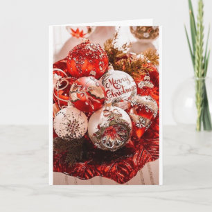 CARTES POUR FÊTES ANNUELLES L'AMOUR À NOËL AVEC DE BELLLES DÉCORATIONS AUSSI