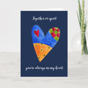 Cartes Pour Fêtes Annuelles L'amour à travers les kilomètres Salutation de Noë