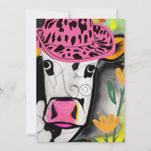 Cartes Pour Fêtes Annuelles L'amour de la vache