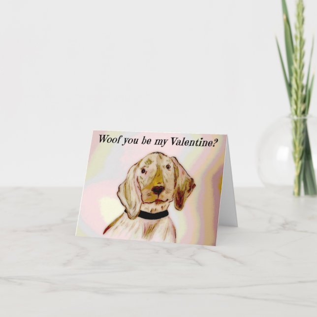 Cartes Pour Fêtes Annuelles L'amour des chiots (Devant)