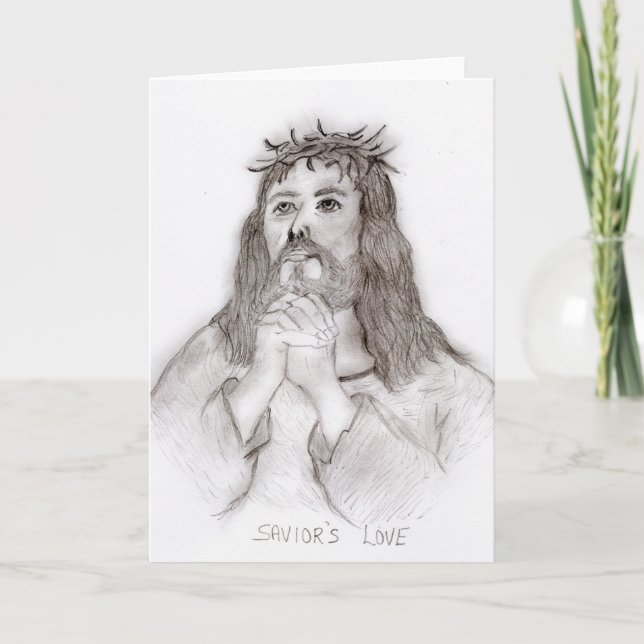 Cartes Pour Fêtes Annuelles L'amour du sauveur (Devant)