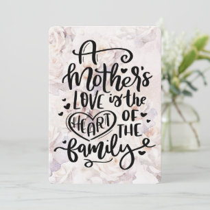 Cartes Pour Fêtes Annuelles L'amour d'une mère