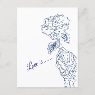Cartes Pour Fêtes Annuelles L'Amour Est....
