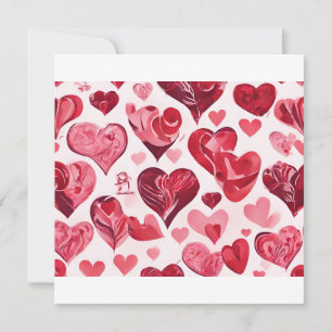 Cartes Pour Fêtes Annuelles L'amour est dans le design Air- coeur