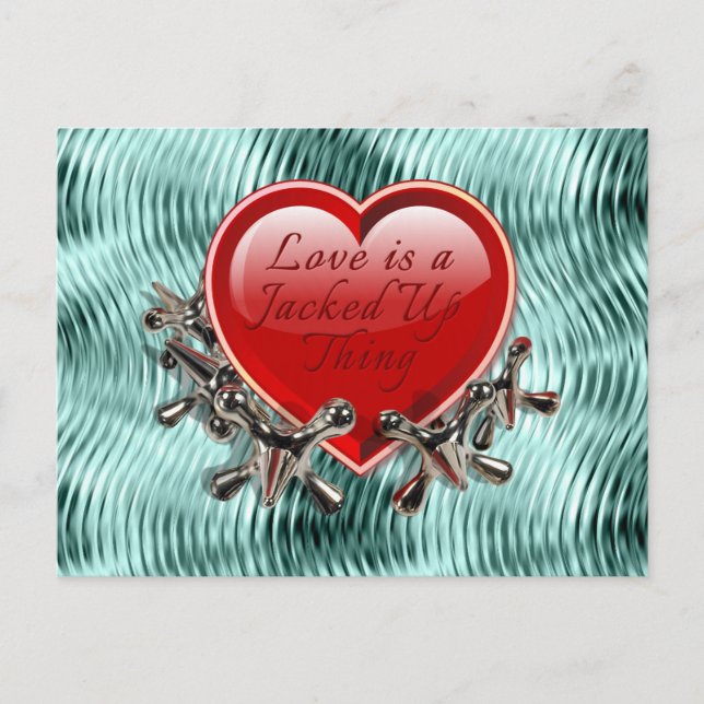 Cartes Pour Fêtes Annuelles L'amour est une chose détournée - Valentine (Devant)