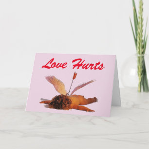 Cartes Pour Fêtes Annuelles l'amour fait mal