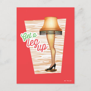 Cartes Pour Fêtes Annuelles Lampe d'histoire de Noël   Leg Up