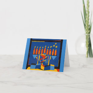 Cartes Pour Fêtes Annuelles Lampe moderne de Hanoukka